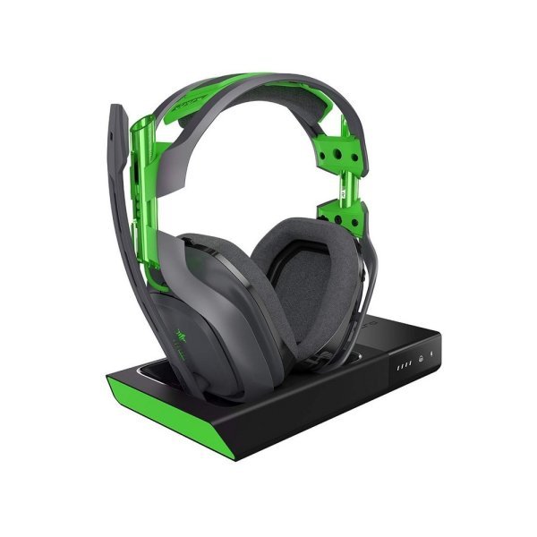 Diadema Astro LOGITECH A50 Gaming Inalámbrica Base Station COLOR Negra Y Verde