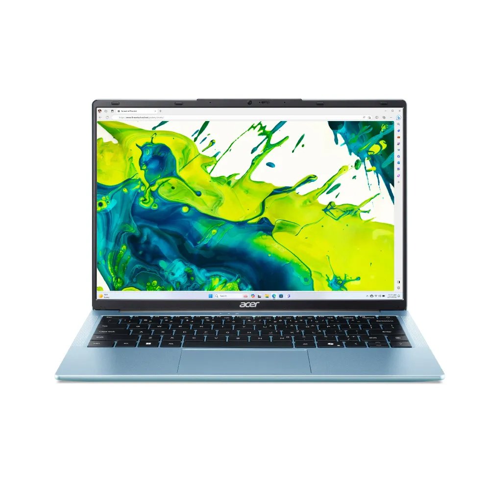 Portatil Acer AL14-32P-390X Intel® Core™ 3 N355 14 WUXGA IPS SlimBezel WIFI6 8GB LPDDR5 512SSD Windows 11 Home Single color Blue