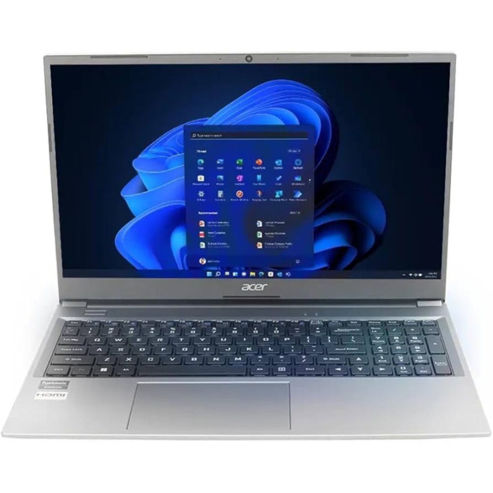 Portatil Acer AL15-43P-R6GW AMD Ryzen™ 7 5825U 15.6 FHD IPS 8GB (1*8) DDR4 Memory512SSD PCIe NVMe SSDLinux (ESHELL) Color Silver