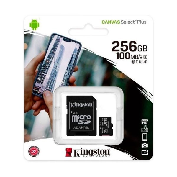 Memoria Micro SD Kingston Canvas Select Plus 256GB