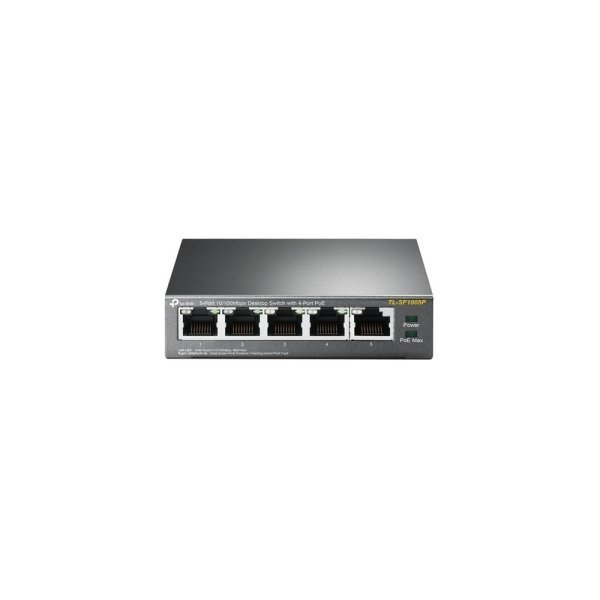 Switche TP-LINK PoE 10100 de 5 Puertos