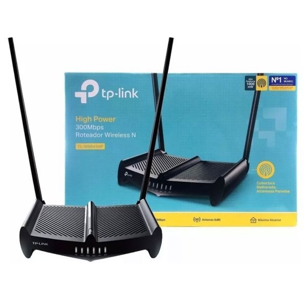 Router TPLINK Inalámbrico de Alta Potencia 300Mbps 