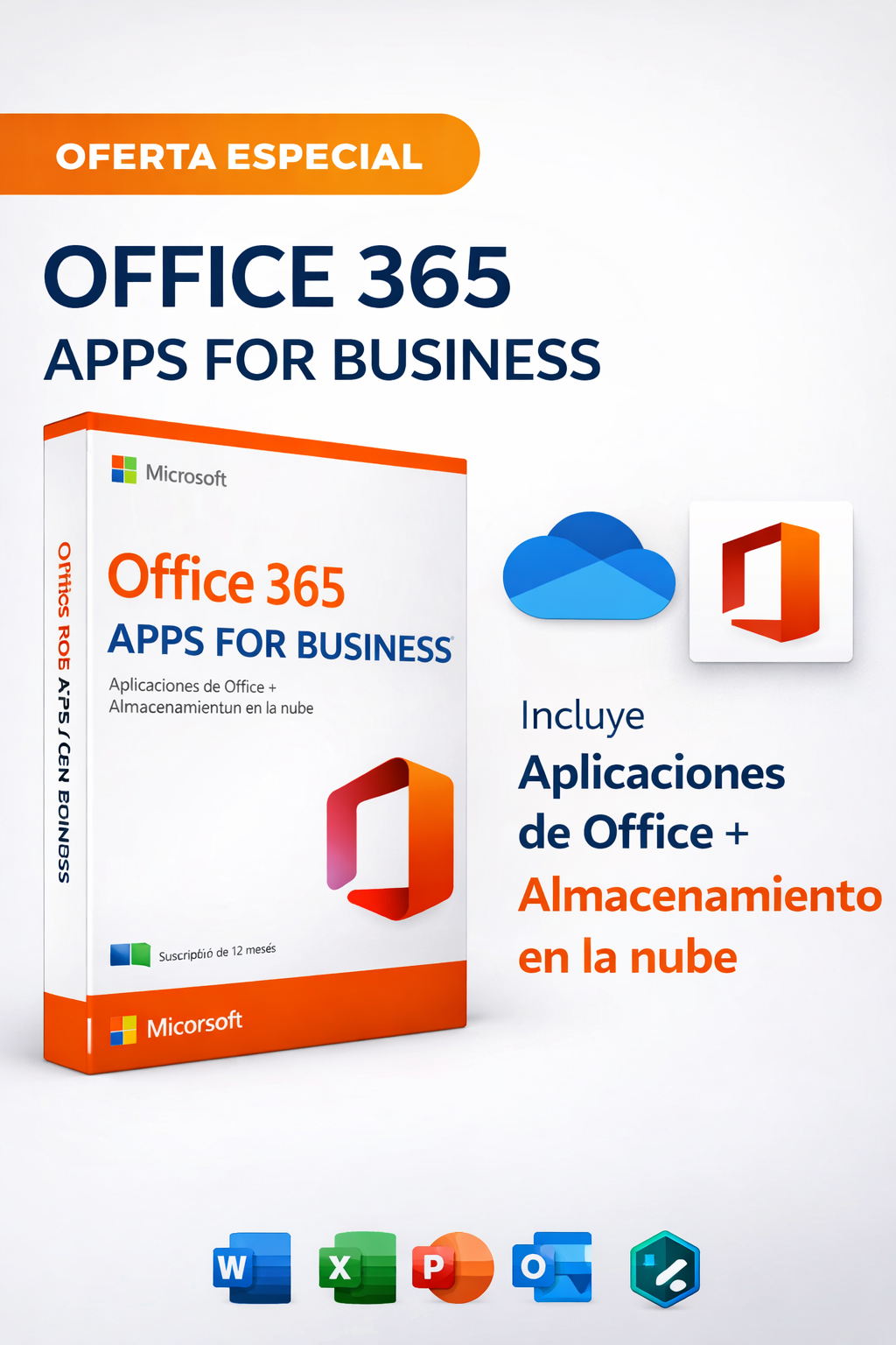 MICROSOFT OFFICE 365 APPS FOR BUSINESS ESD + IVA INCLUIDO