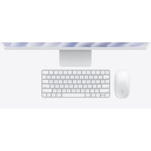 24-inch iMac with Retina 4.5K display: Apple M4 chip with 10-core CPU and 10-core GPU, 16GB, 256GB SSD - Silver