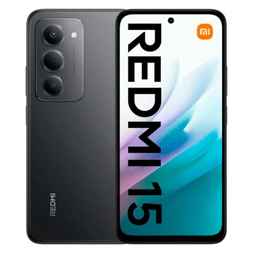 Celular Xiaomi Redmi 15 Midnight Black 6G RAM 128G