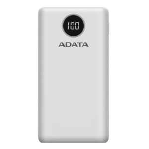 Power Bank 20000mAh blanca digital /2 puertos usb quick charge + 1 Puerto Tipo C Salida + 1 Puerto Tipo C Entrada