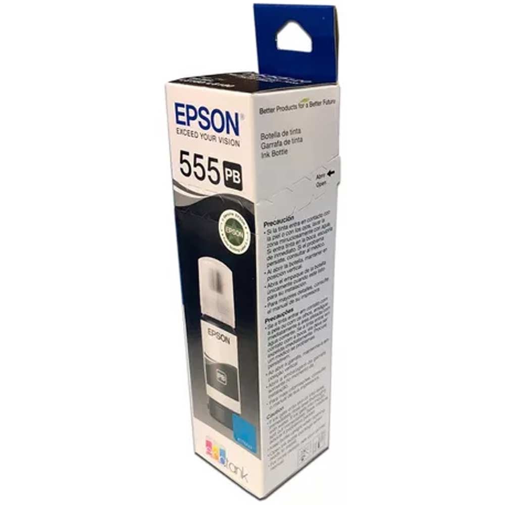 Botella de Tinta EPSON T555120 AL Fotográfica 70 ml COLOR Negro - Imagen 3