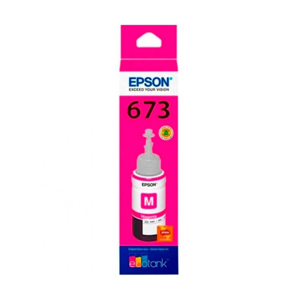 Botella de Tinta EPSON T673320 AL L800/805 COLOR Magenta - Imagen 2