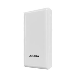 Power Bank 20000mAh Blanca  /2 puertos USB + 1 Puerto Tipo C entrada y Salida + 1 puerto de entrada  micro usb