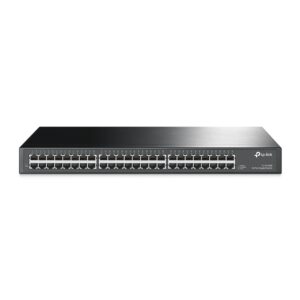 Switch TP-LINK NO Administrable 48 Puertos RJ45 de 10/100/1000Mbps COLOR Negro