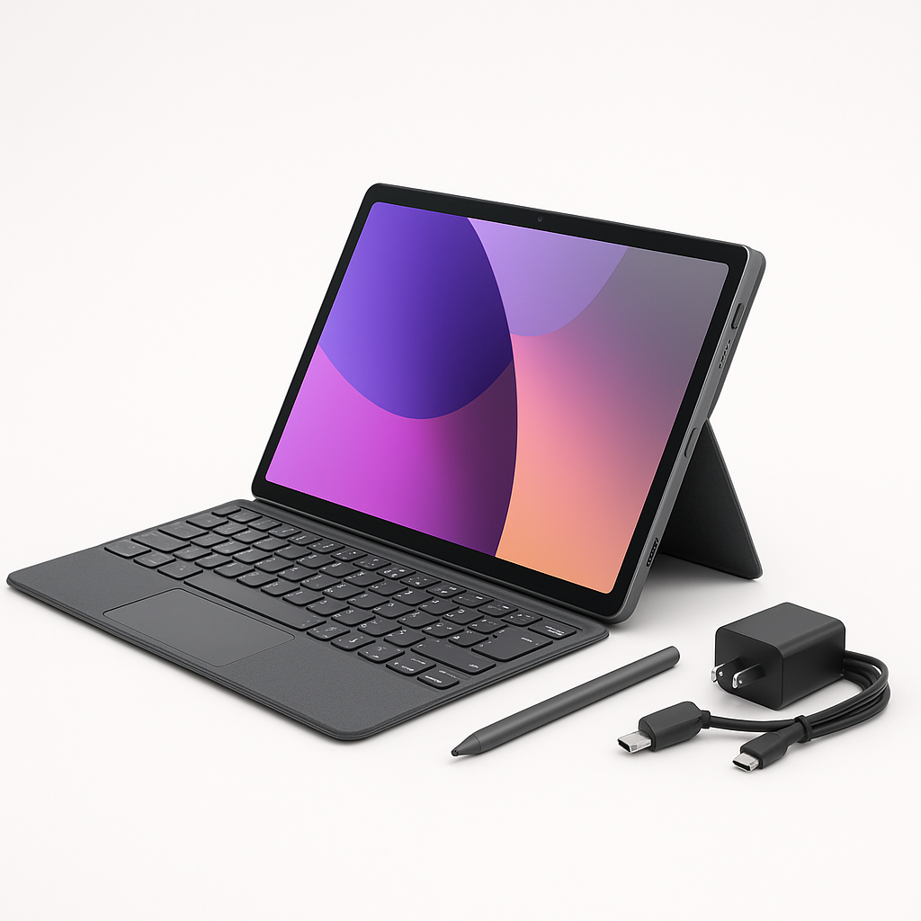TABLET LENOVO IDEA TAB TB336ZU PANTALLA 11 PULGADAS CONECTIVIDAD SOLO LTE 5G MEMORIA 8GB + ALMACENAMIENTO 256GB COLOR GRIS GARANTIA 1 AÑO Y ADP INCLUIDO INCLUYE TECLADO FOLIO, LAPIZ TAB PEN PLUS Y CARGADOR - Imagen 2