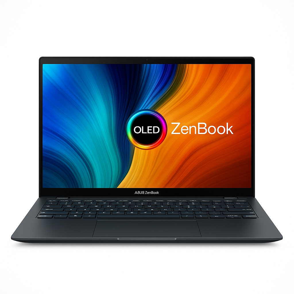Portátil ASUS Zenbook 14 UM3406GA-QL121 AMD Ryzen™ AI 7 445 Processor 2.0GHz , 14 WUXGA OLED, 16GB, 1TB SSD, SO Keep, Jade Black