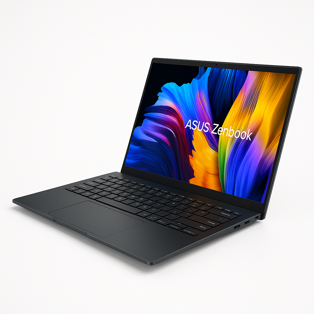 Portátil ASUS Zenbook 14 UM3406GA-QL121 AMD Ryzen™ AI 7 445 Processor 2.0GHz , 14 WUXGA OLED, 16GB, 1TB SSD, SO Keep, Jade Black - Imagen 2
