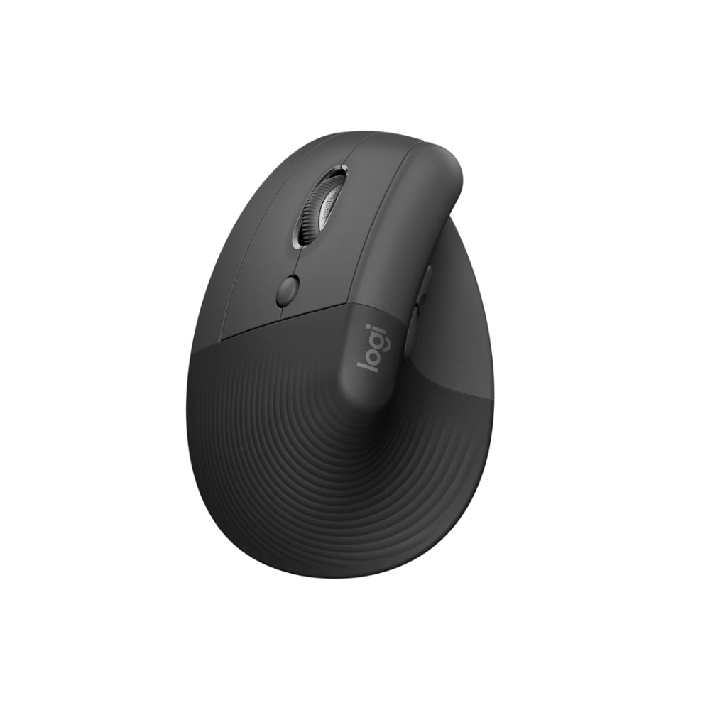 Mouse LOGITECH Vertical Para Usuarios Zurdos COLOR Gris