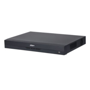 Grabador DVR Penta-brid de 32 canales/ Funciones IA QuickPick 2.0, Perimeter Protection, Face Recognition, SMD Plus, AI Coding/Soporta compresión de video eficiente: Smart H.265+, H.265, Smart H.264+ y H.264/ Audio bidireccional  en los 32 canales/ Soporta hasta 16 TB/ 2 bahias/ No incluye DD