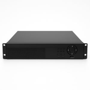 Grabador NVR de Video IP 16CH/2HDD 1U/Admite los formatos de decodificación Smart H.265+/Máx. 384/384/384 Mbps de ancho de banda/Admite cámaras IP con una resolución de hasta 32 MP/admite detección y reconocimiento de rostros de 2 canales, hasta 20 bases de datos de rostros y 20 000 imágenes de rostros/Protección perimetral de 4 canales; SMD Plus