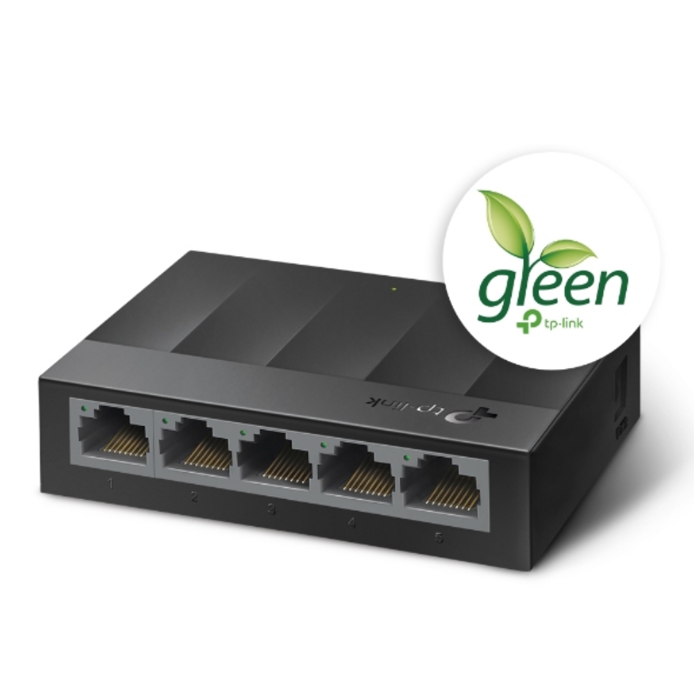 Switch TPLINK Gigabit de escritorio de 5 puertos, 10/100 /1000 - Imagen 2