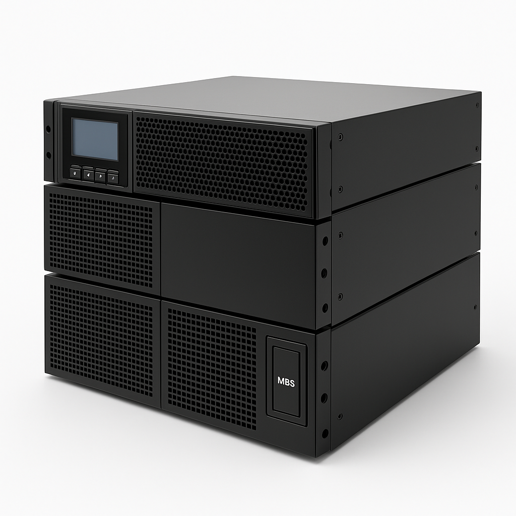 UPS CDP UPO22-6RTAXK 6KVA/6KW PF 1, KIT UPS en línea Incluye PM- modulo de poder+ TM- transformador + BM - modulo de baterias+ MBS - By pass - Imagen 2