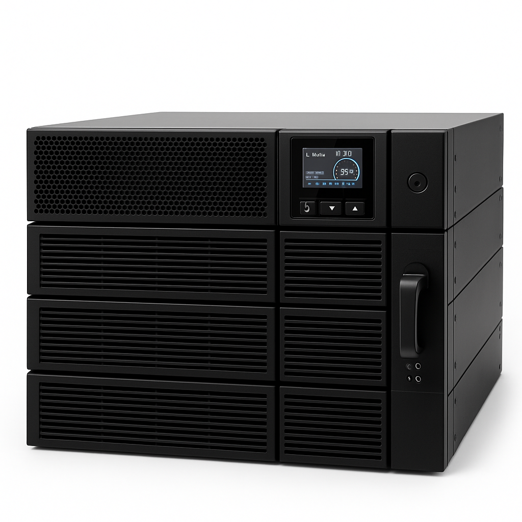 UPS CDP UPO22-6RTAXK 6KVA/6KW PF 1, KIT UPS en línea Incluye PM- modulo de poder+ TM- transformador + BM - modulo de baterias+ MBS - By pass - Imagen 3