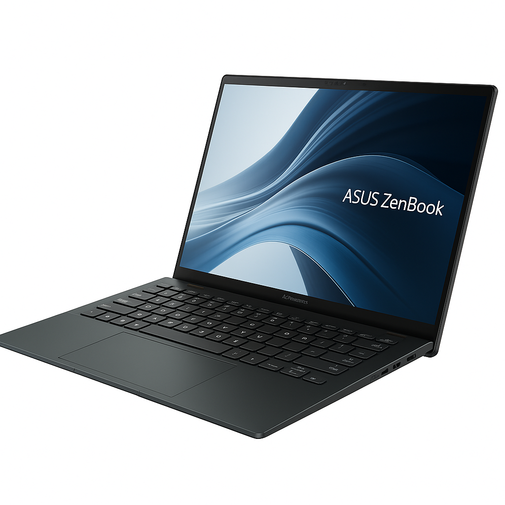 Portatil ASUS Zenbook 14 UM3406GA-QL125 AMD Ryzen™ AI 7 445 Processor 2.0GHz, 14" WUXGA, 16GB, 512 SSD, SO Keep, Jade Black. - Imagen 3