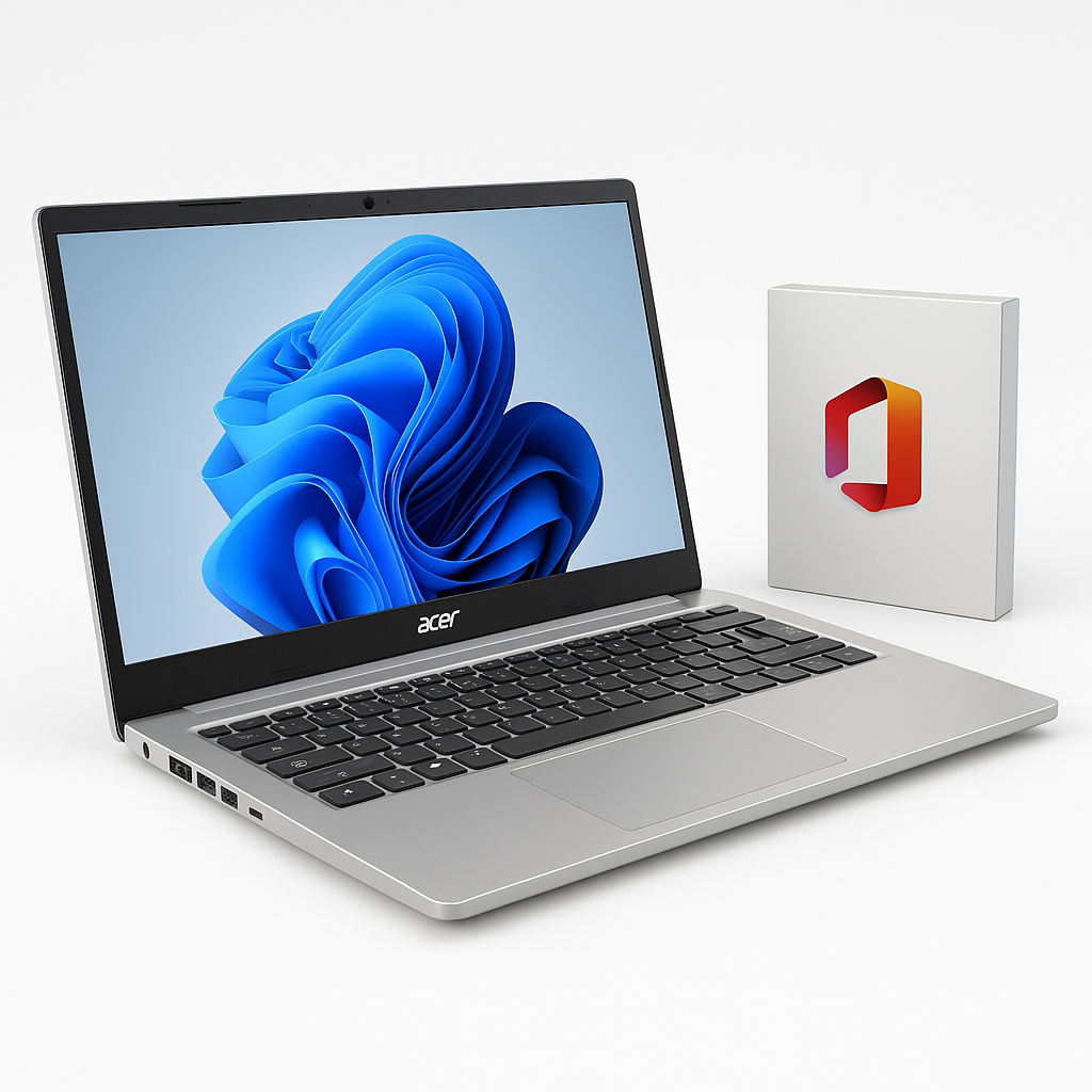 Portatil Acer AL15-21P-R28Q AMD Ryzen™ R5040 15.6 FHD 16GB (1*16) LPDDR5 Memory/512SSD WIFI6+BT Office (Prueba) /Windows 11 Home Single Color Light Silver
