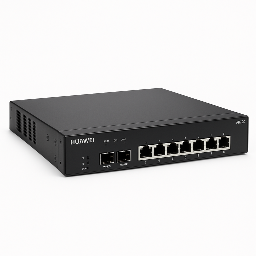 Router HUAWEI AR730 8 Puertyos 2 Puertos WAN 9 Mpps to 25 Mpps
