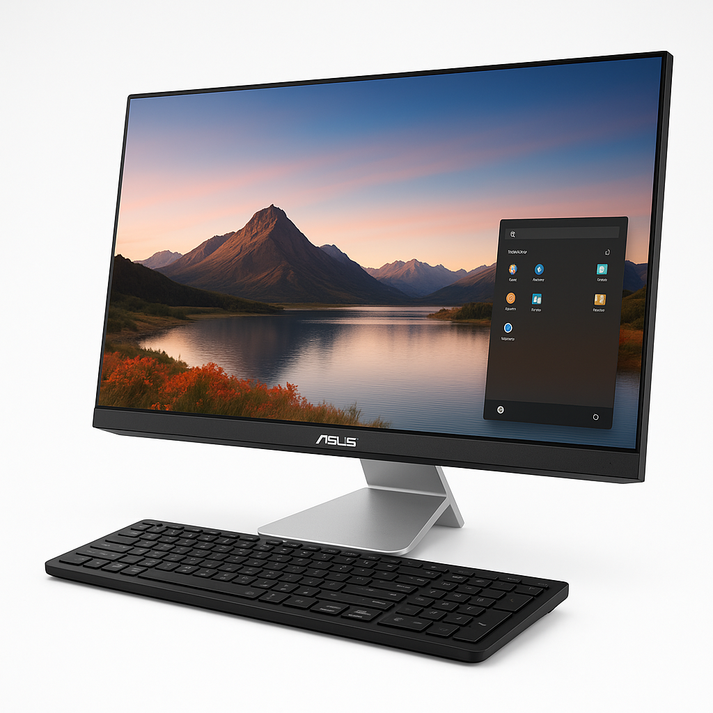 Computador todo en uno Asus PM670KA AMD Ryzen AI 5 RAM 16GB SSD 1TB 27"Linux