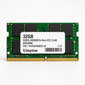 32GB DDR5-5600MT/s Non-ECC CL46 SODIMM