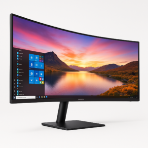 34" Curved Monitor HDMI Connection, Disp