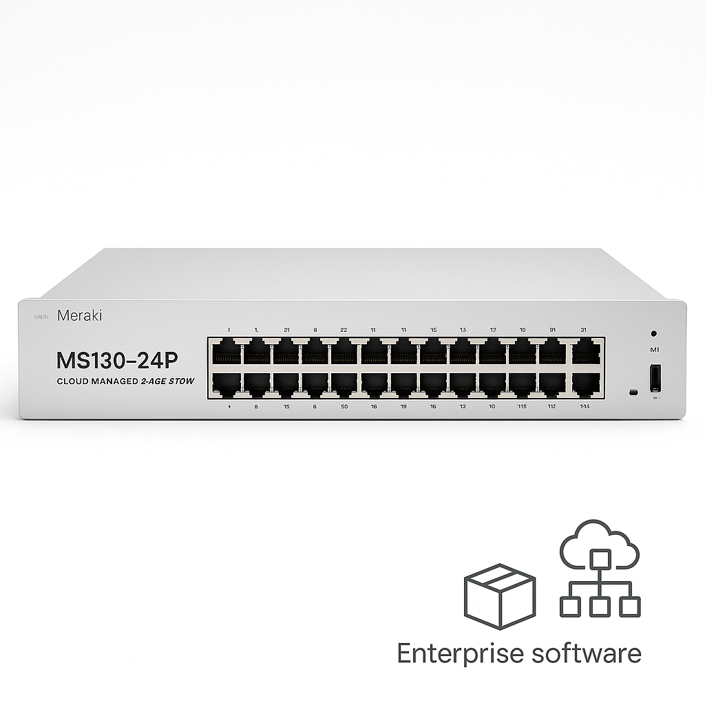 Meraki MS130-24P Cloud Managed 24GE 370W - Imagen 3