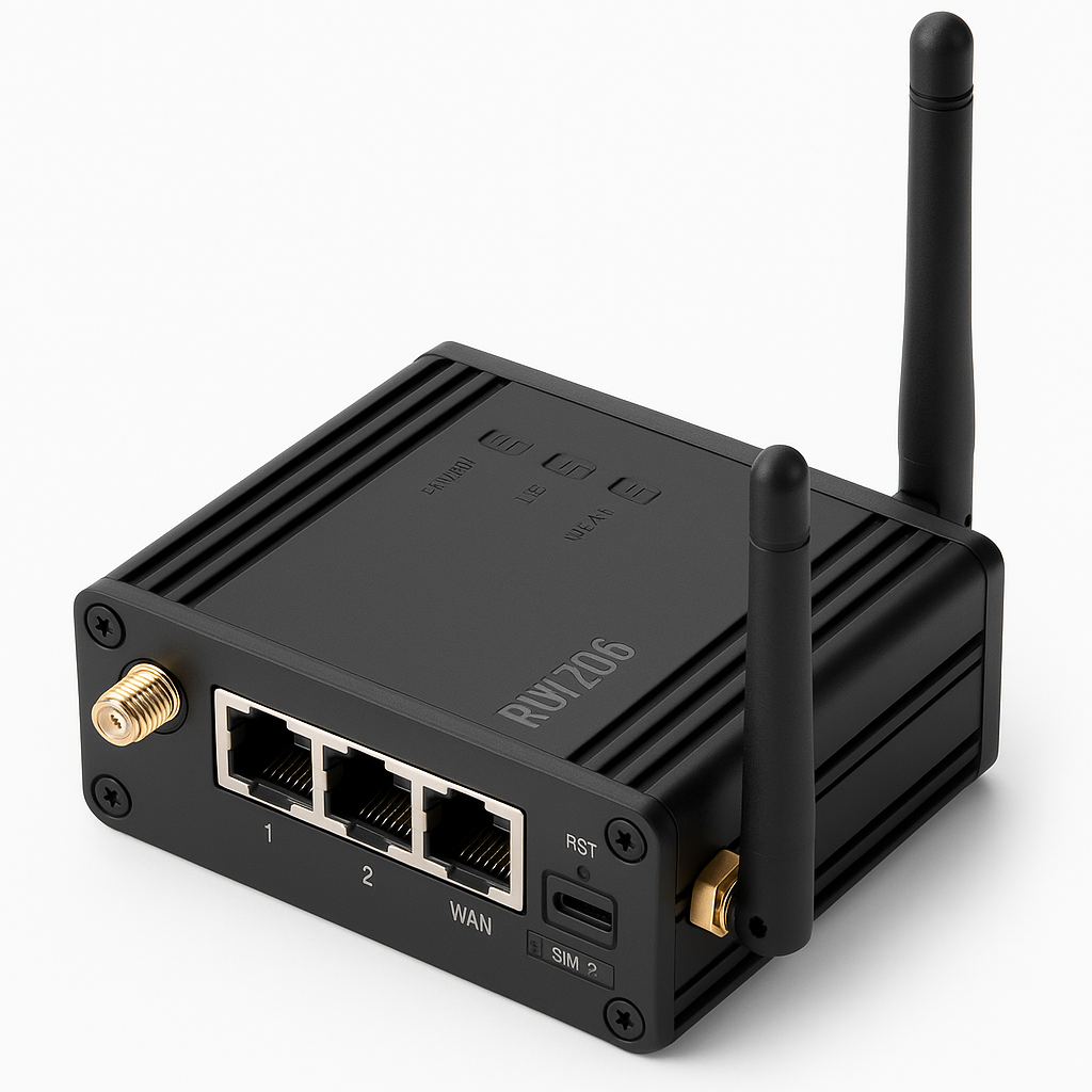 RUT206 Fast Ethernet + WiFi + LTE CAT 4 - Imagen 3