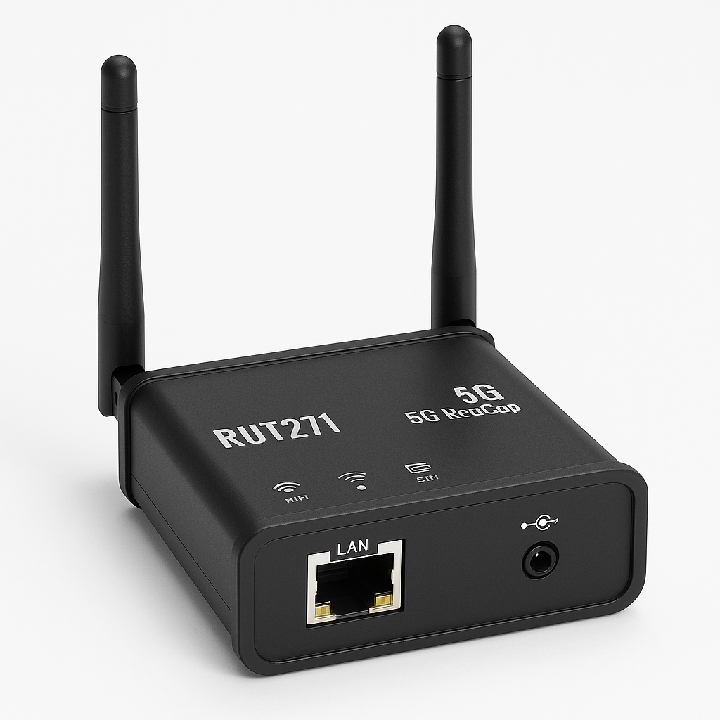RUT271 Fast Ethernet + WiFi + 5G RedCap