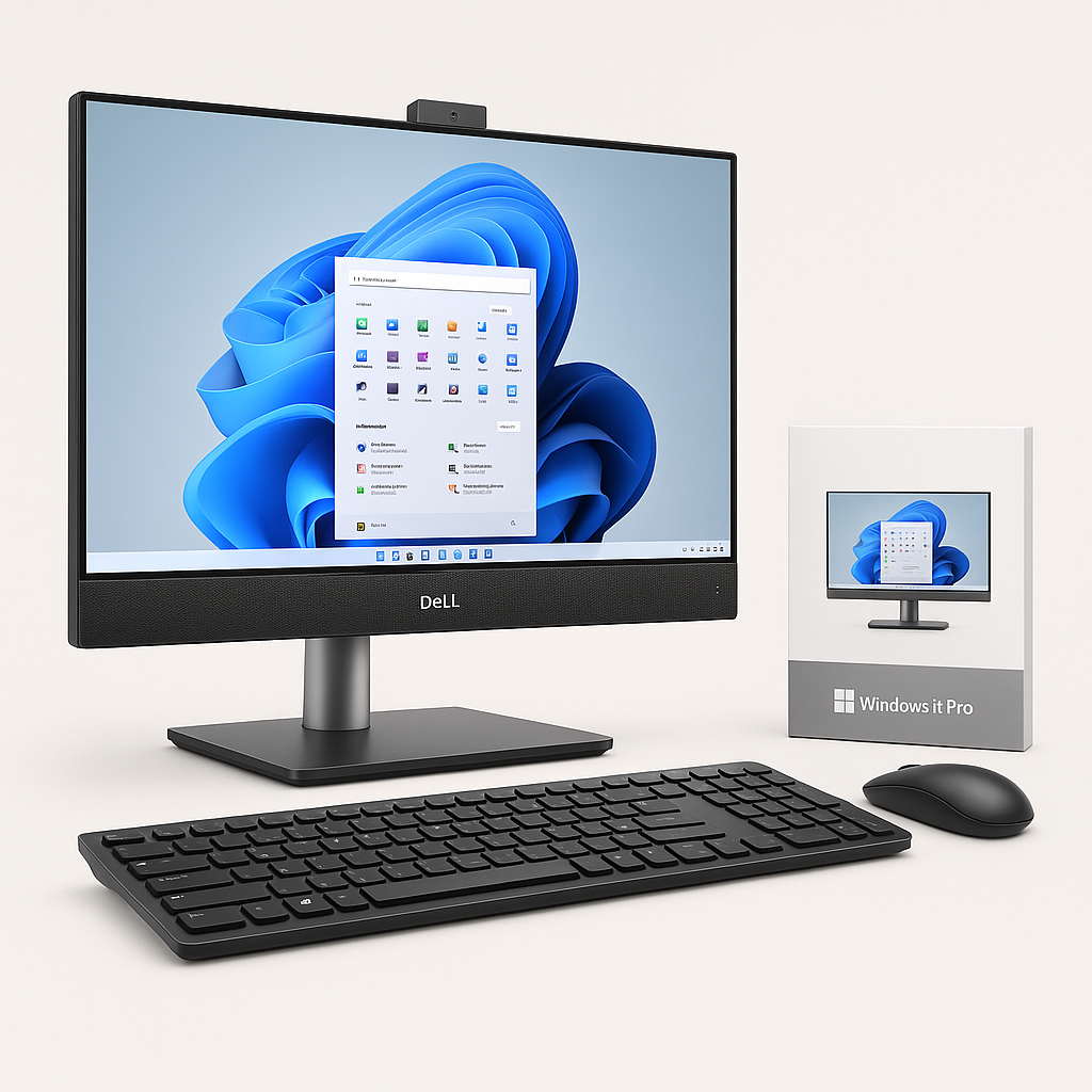 Computador todo en uno Dell W31C-9XD88 Intel Ultra 7 RAM 16GB SSD 512GB SSD 24" Windows 11 pro - Imagen 2