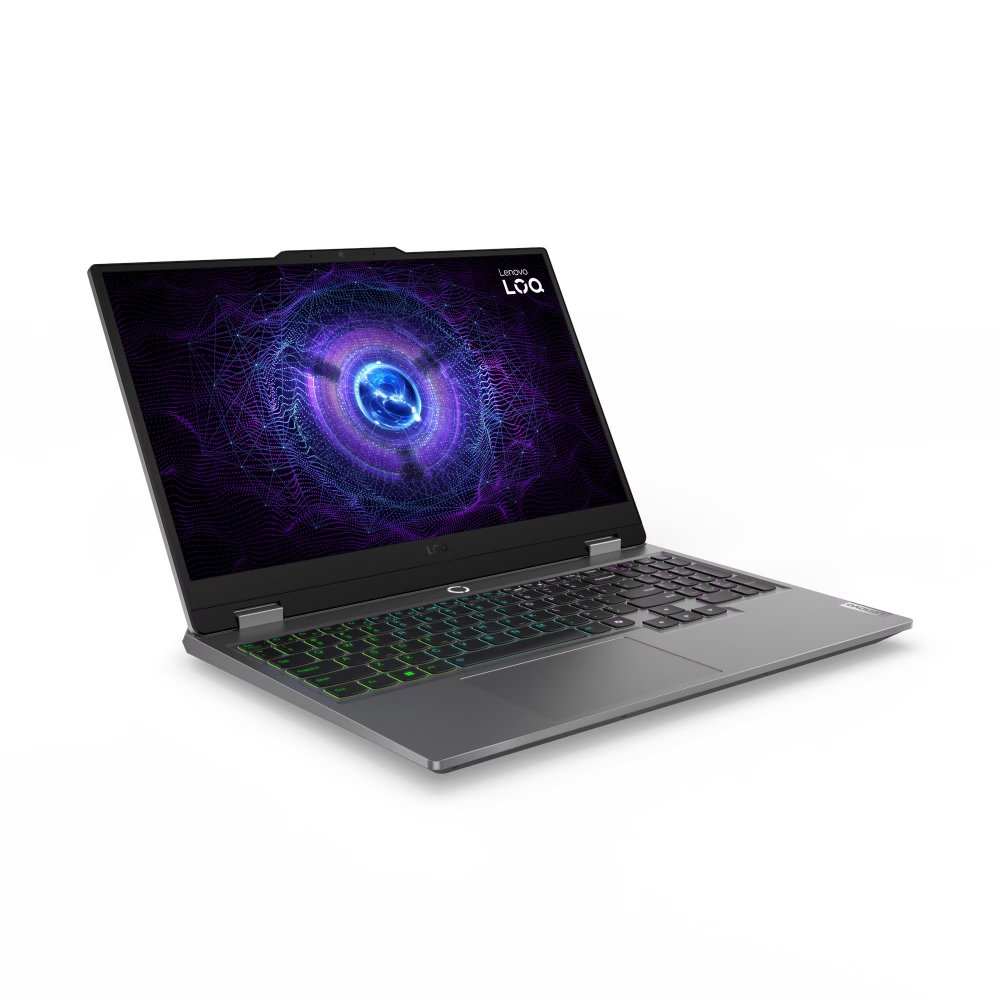 Portátil Lenovo LOQ 15IRX9 Intel Core i7 14700HX 15,6 Pulgadas FHD Memoria 16GB Estado Solido 512GB Tarjeta de Video Nvidia RTX 4060 8GB Windows 11 Home Color Gris.